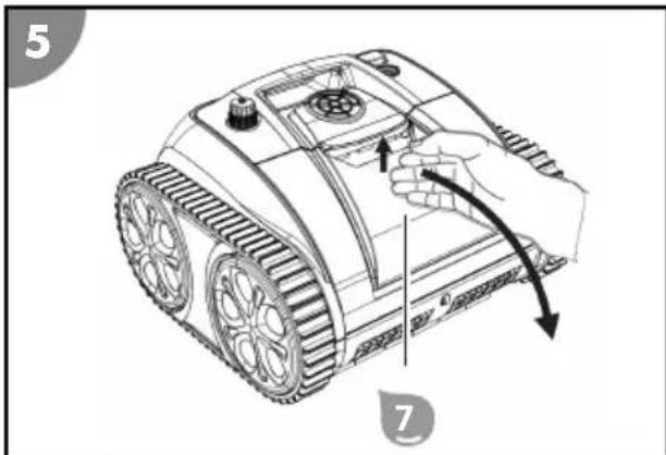 Steinbach Poolrunner SMART RXB 450 - Colocacion de las ayudas a la flotabilidad - 1