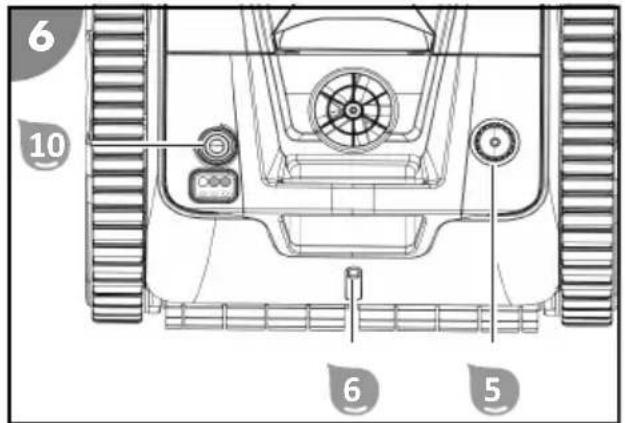 Steinbach Poolrunner SMART RXB 450 - Immersione del dispositivo nella vasca per iniziare la pulizia - 1