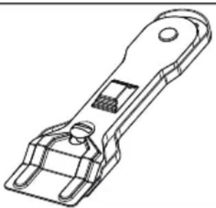 SHARP KH6I37FT0KEU - La espátula para vidrio vitrocerámico - 1