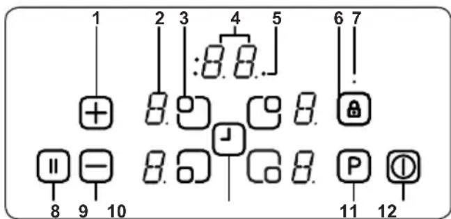SHARP KH6I37FT0KEU - Dotykowy panel sterowania - 1