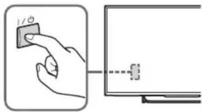 SONY KDL55W700B - Turn on the TV. - 1
