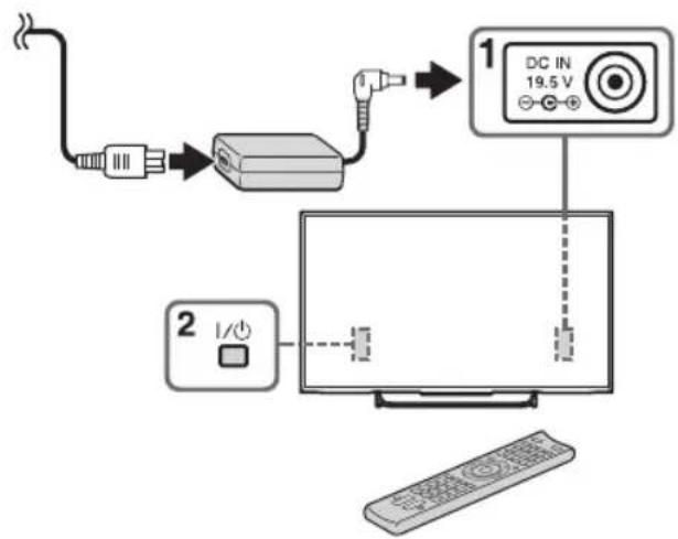 SONY KDL55W700B - 6: Running initial setup - 1