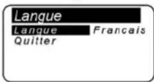 Lofrans Iris II - Menu langle - 1
