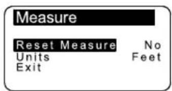 Lofrans Iris II - Measurement menu - 1