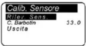 Lofrans Iris II - Menu Calibrazione Sensore - 1