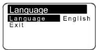 Lofrans Iris II - Language menu - 1
