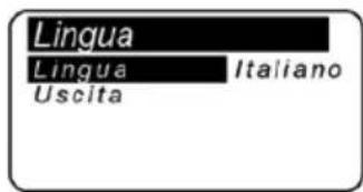Lofrans Iris II - Menu Lingua - 1