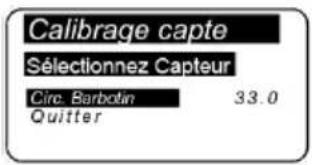 Lofrans Iris II - Sensor calibration menu - 1