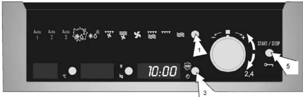 ROSIERES RDCM 45 MIN - Defrosting by time (manual) - 1