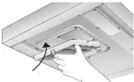 BALAY 3BD796NP - Inserting the filter: - 1