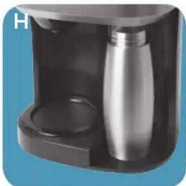 BLACK & DECKER Café Select CM6000 - BREWING SINGLE SERVE—GROUND COFFEE - 4
