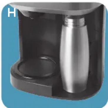 BLACK & DECKER Café Select CM6000 - PREPARACIÓN DE CAFÉ PARA UNA SOLA TAZA CAFÉ MOLIDO - 5