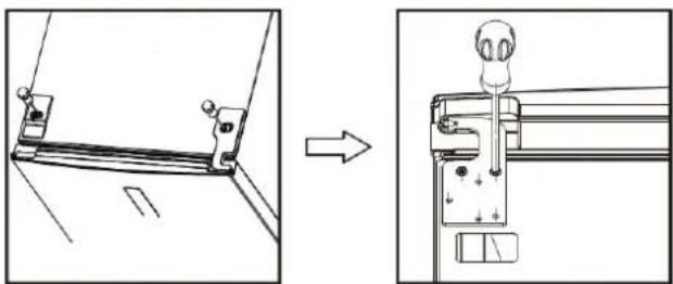 THOMSON THD 252 NFWH - INVERSION DU CÔTÉ D'OUVERTURE DES PORTES - 1