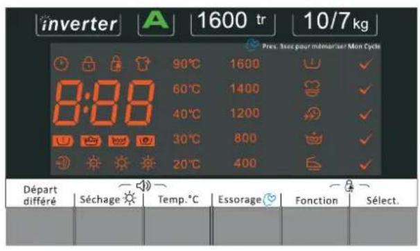 THOMSON THWD161070WH - PANNEAU DE CONTROLLE - 2