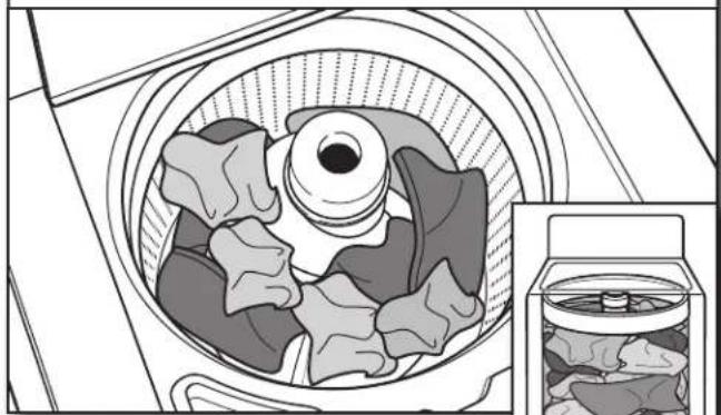 MAYTAG MVWP575GW - Cargue las prendas en la lavadora - 1