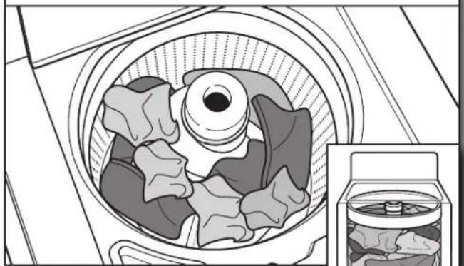 MAYTAG MVWP575GW - Charger les vêtements dans la laveuse - 1