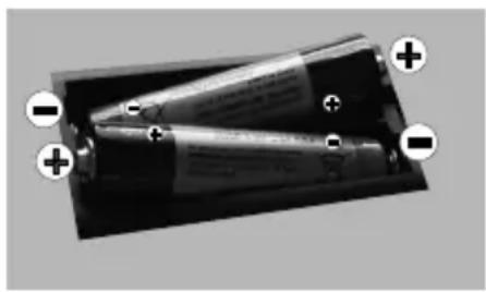 OK ODL 50541FDIB - Saat batterierne i fjernbetjeningen - 1