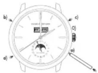 Girard-Perregaux Laureato 810153200132A - Phases de lune - 1