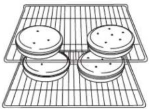 MAYTAG MMW9730FZ - Cuisson au four des gâteaux à étages, sur 2 grilles - 1