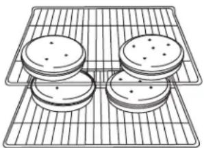 MAYTAG MEW9530FZ - Cuisson au four des gâteaux à étages, sur 2 grilles - 1