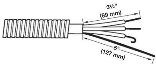 MAYTAG MEDB955FW - Prepare your 4-wire cable for direct connection - 1