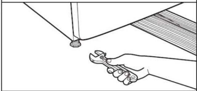 MAYTAG MEDB955FW - Ajuster pieds de nivellement - 1