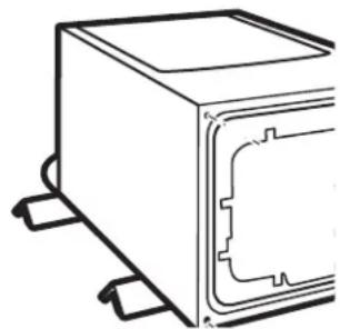 MAYTAG MEDB955FW - Préparer la sécheuse pour les pieds de nivellement - 1