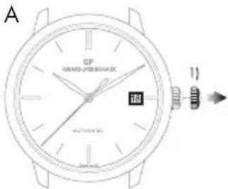 Girard-Perregaux Laureato 80189D56A13256A - Datario a finestrella - 1