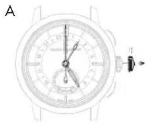 Girard-Perregaux Laureato 80189D52A63252A - Stunden und Minuten der Referenzzeit (Home Time) - 1