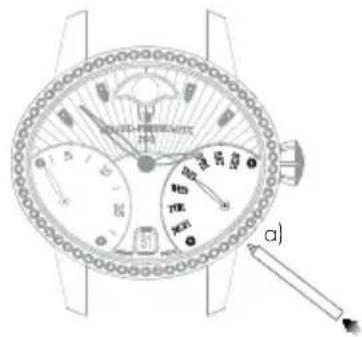 Girard-Perregaux Laureato 80189D52A63252A - День недели - 1