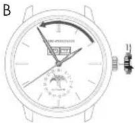 Girard-Perregaux Laureato 80189D11A431CB6A - Hour and minute - 2