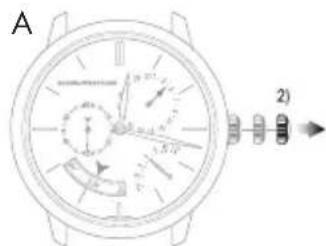 Girard-Perregaux Laureato 80189D11A431CB6A - Heure et minute - 1