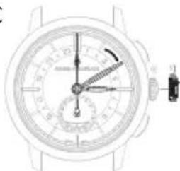 Presionar para adelantar la hora Presionar para altrasar la hora