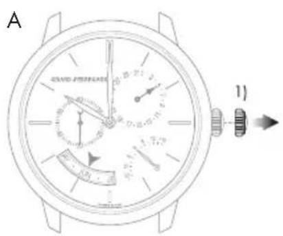 Girard-Perregaux Laureato 80189D11A431CB6A - Ore e minuti - 5