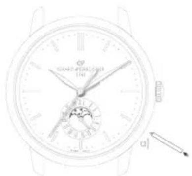 Girard-Perregaux Laureato 80189D11A131CB6A - Regolazione - 1