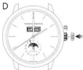 Girard-Perregaux Laureato 80189D11A131CB6A - Mondphasen - 2