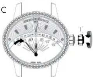 Girard-Perregaux Laureato 80189D11A131CB6A - Ретроградный указатель - 4