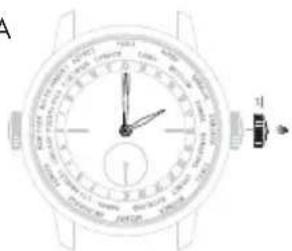 Girard-Perregaux Laureato 80189D11A131CB6A - ФУНКЦИЯ ВСЕМИРНОГО ВРЕМЕНИ - 1