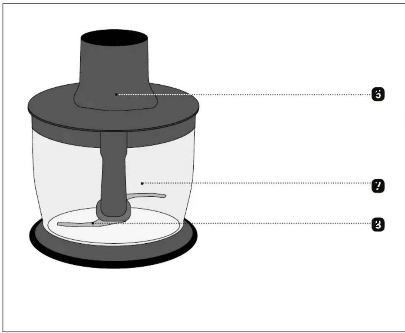 GRAEF HB 502 - Descrizione del prodotto frullatore a immersione - 2