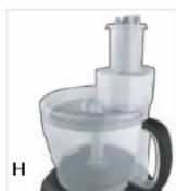 BLACK & DECKER FP2500S - COMMENT TRANCHER OU DECHIQUETER DES ALIMENTS DANS LE GRAND BOL : - 1