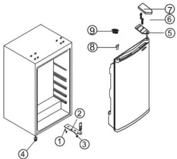 Limit LIKO112 - Reversing the door - 4