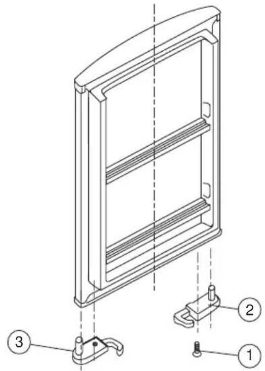 Limit LIDD161 - When you reverse the door, please do the following : - 2
