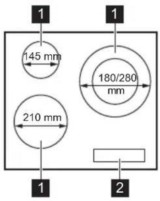 Leonard LAI6031A - Description de la table de cuisson - 1