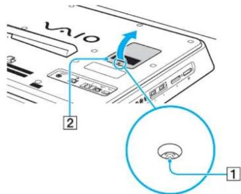 SONY Vaio VGCJS1E - Retrait ou ajout d'un module de mémoire - 1