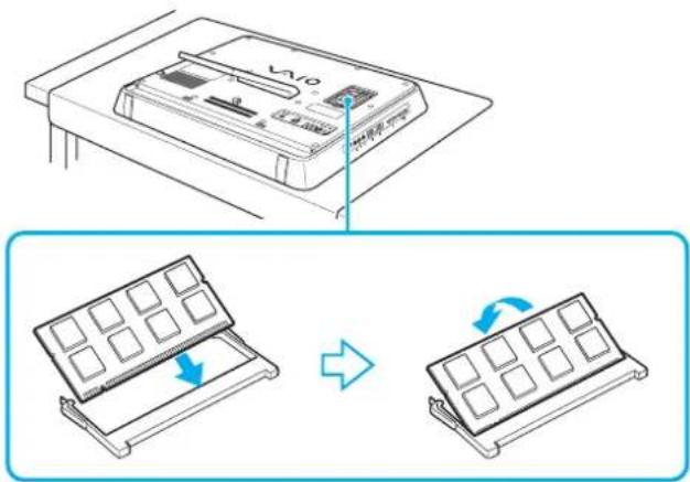SONY Vaio VGCJS4EF - Retrait ou ajout d'un module de mémoire - 3