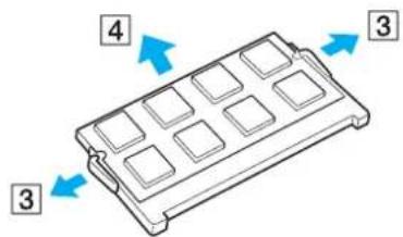SONY Vaio VGCJS4EF - Retrait ou ajout d'un module de mémoire - 2