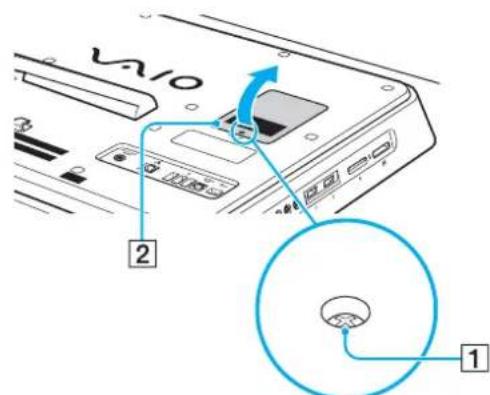 SONY Vaio VGCJS4EF - Retrait ou ajout d'un module de mémoire - 1