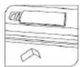 ECG KV 125 - Bateriju nomaina - 3