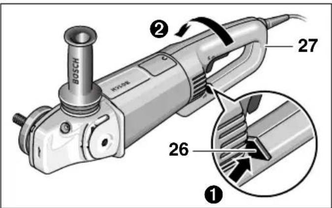 BOSCH GWS 21230 JHV Professional - Обертында руковские машинь (GWS 24/26-180/230 (J)В) - 1