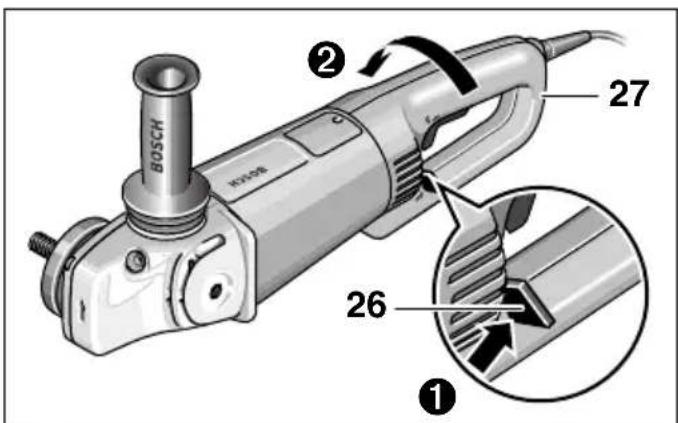 BOSCH GWS 21230 JHV Professional - Iepiotpoh nTnC aBnc Tou uXavnaTOc (GWS 24/26-180/230 (J)B) - 1